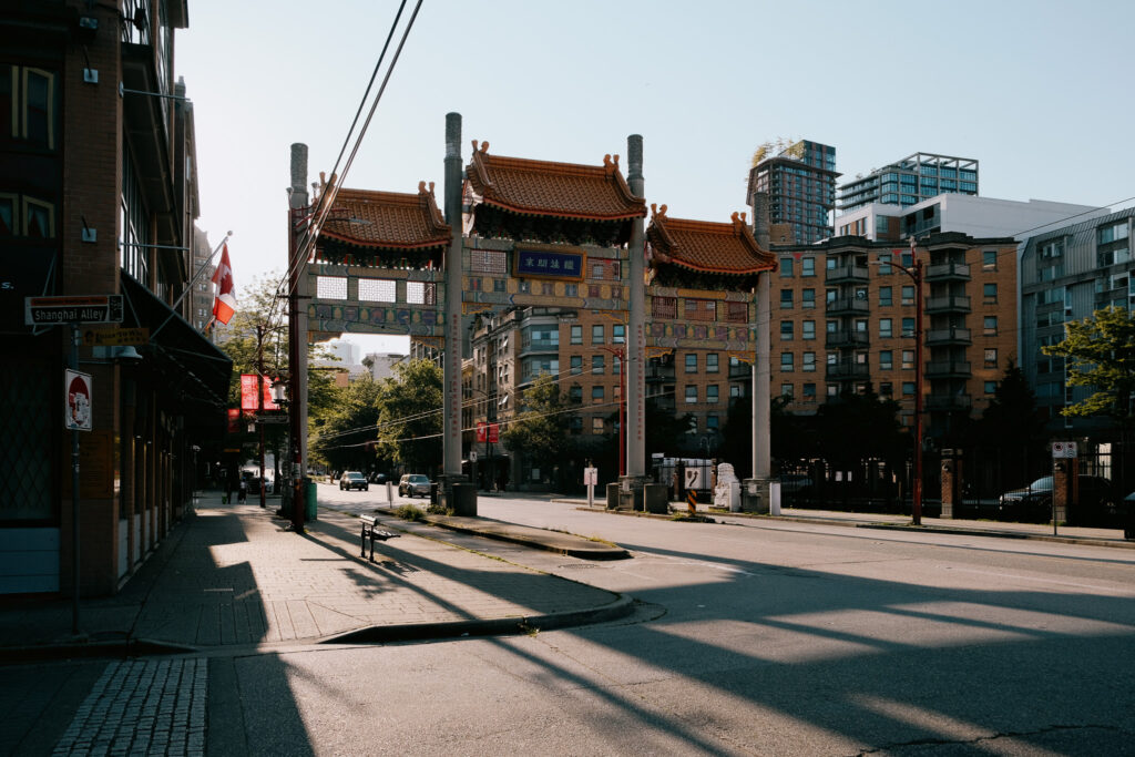 gates of Chinatown near Keefer House apartment hotel Vancouver
